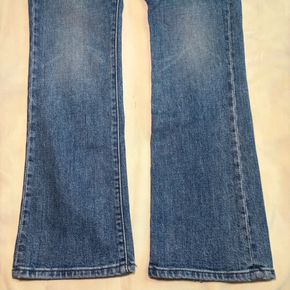 NEW! MOTHER- The Hustler Ankle in Bending The Rules Size 26 Crop Jeans